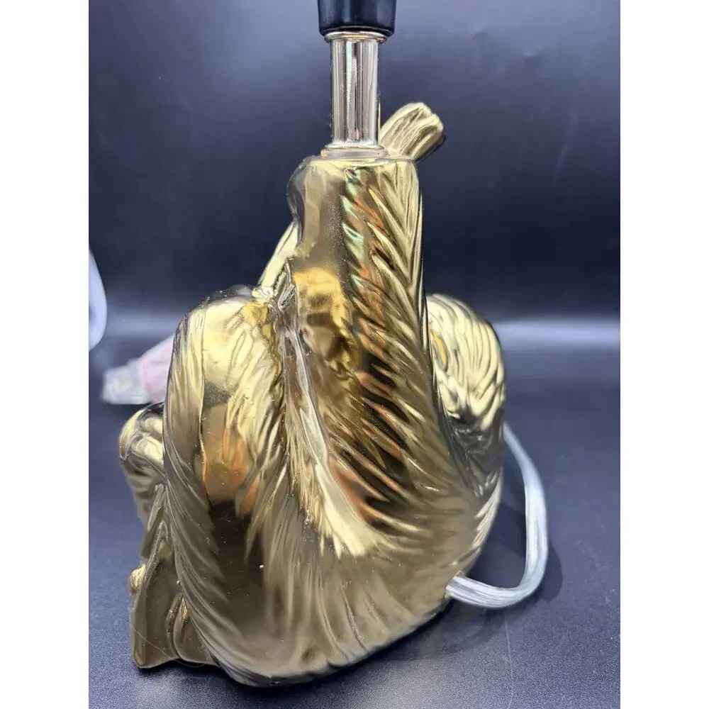 Gold Ceramic Sloth Lamp. Small Table Or Desk Size. Cute Decore